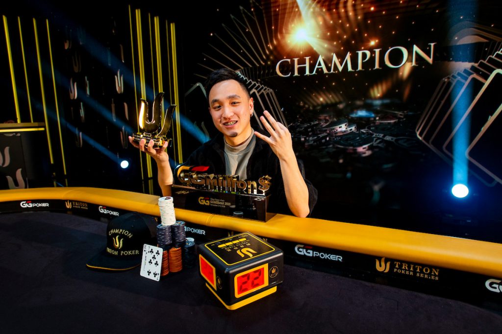 Webster Lim คว้าแชมป์ $25,000 NLH 8-HANDED GG MILLION$ LIVE ในงาน Triton Monte Carlo 2023 - KUBET