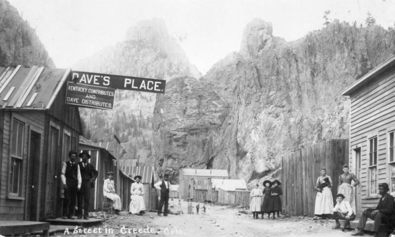 ถนนใน Creede, Colo ได้รับความอนุเคราะห์จาก History Colorado  By KUBET